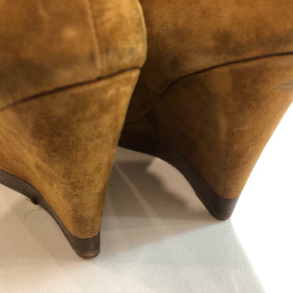 Michael Kors Suede Wedge Shoes - Picture 7 of 7